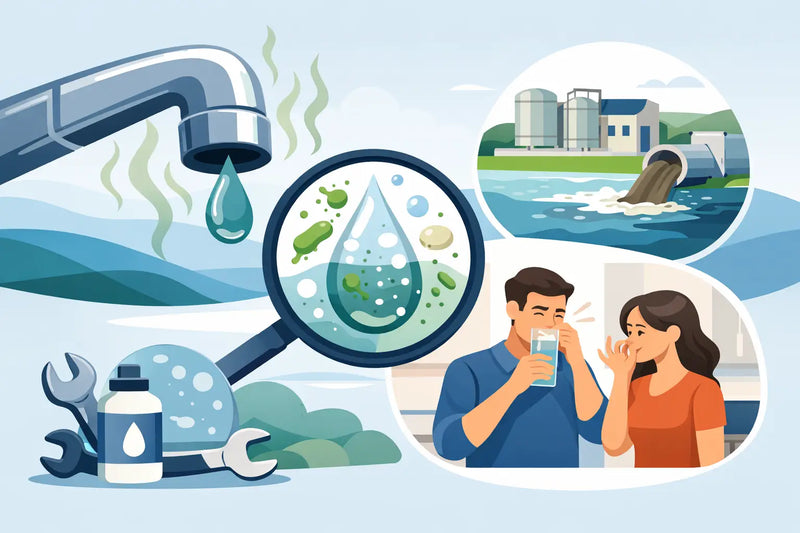 Why Does Tap Water Smell? Causes and Fixes