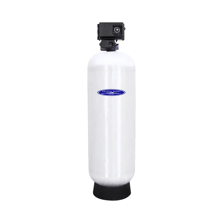 Crystal Quest Commercial 60 GPM GAC Filter System - 10 Cu. Ft. Auto Control Head — commercial granular activated carbon filter for chlorine and VOC removal