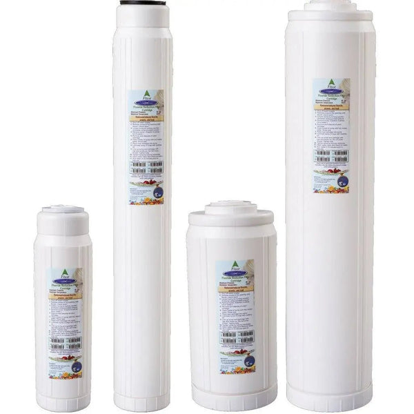 Crystal Quest 2-7/8" x 9-3/4" Activated Charcoal Based Fluoride Cart — water filtration system
