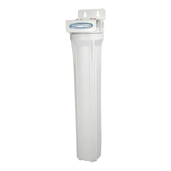 Crystal Quest Commercial 20" Single Cartridge Water Filter — commercial inline water filter for multi-stage point-of-use filtration
