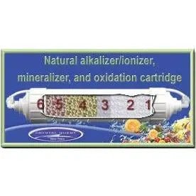 Crystal Quest Natural Alkalize/Ionize Mineralizer & Oxidation Cart side view — commercial inline water filter for multi-stage point-of-use filtration