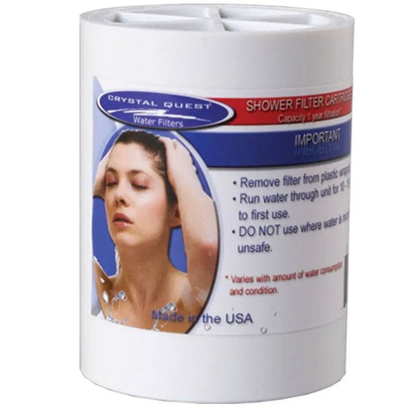 Crystal Quest Shower Filter Cartridge - PureWaterGuys.com