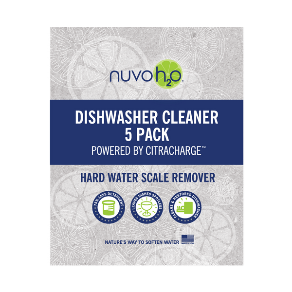 Nuvo H20 CitraCharge Dishwasher Cleaner 5 Pack - PureWaterGuys.com