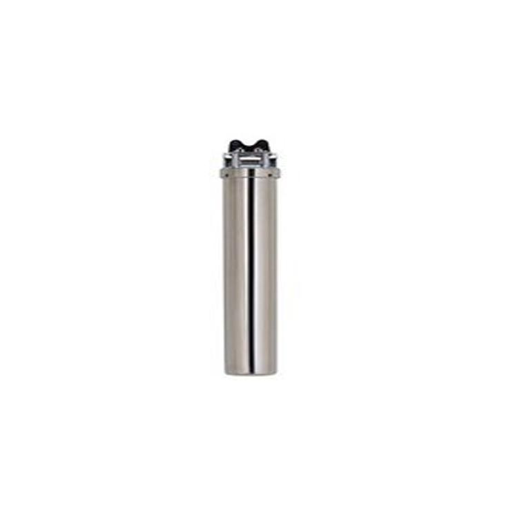2.5 Inch x 20 Inch Stainless Steel Sump and Cap Assembly with Bracket — water filtration system