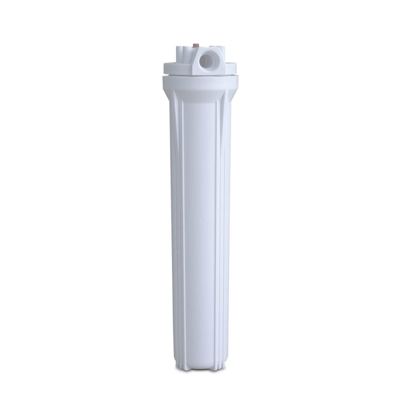 2.5 Inch x 20 Inch White Poly Sump and Cap Assembly — water filtration system