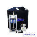 750 GPD Commercial RO + 220 Gal Storage Tank Kit