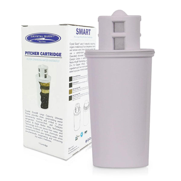 Crystal Quest Pitcher Filter 5 Stage/Arsenic Cartridge — commercial inline water filter for multi-stage point-of-use filtration