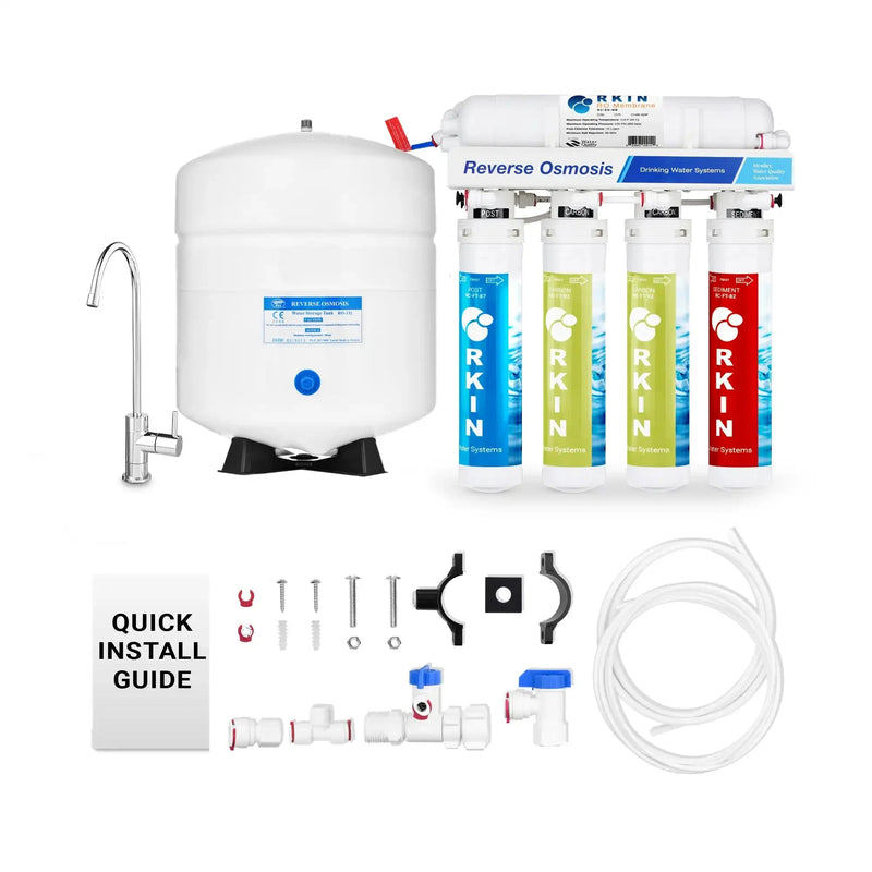 Flash Undersink Reverse Osmosis System with Chrome Lead-Free Faucet - PureWaterGuys.com