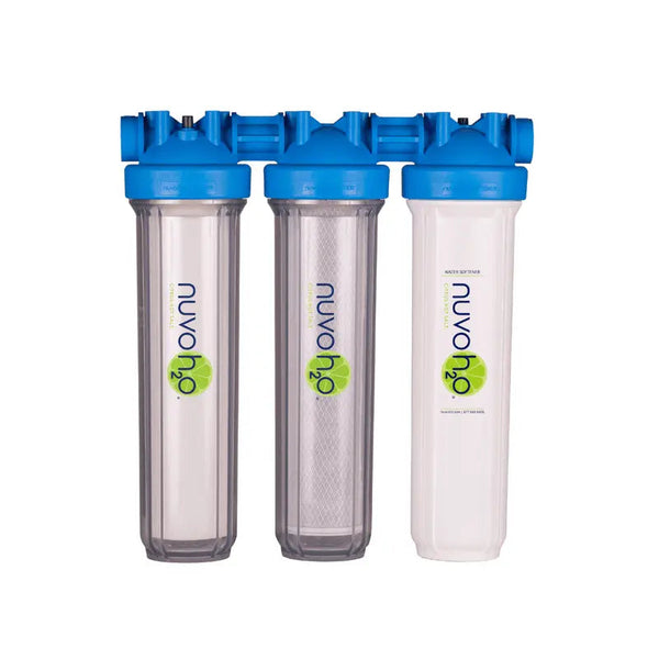 Nuvo Manor Trio Water filter System, Sediment-Carbon-Softener 711247 - PureWaterGuys.com