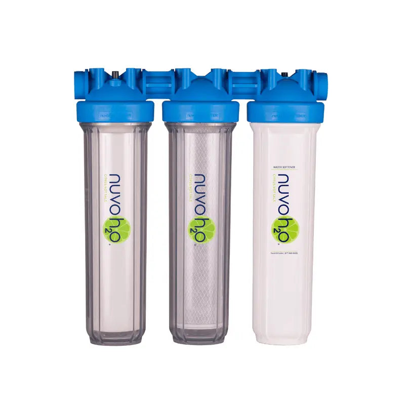 Nuvo Manor Trio Water filter System, Sediment-Carbon-Softener 711247 - PureWaterGuys.com