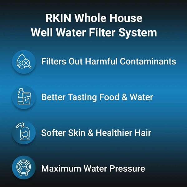 Sulfur, Iron, Manganese Well Water Filter System - PureWaterGuys.com