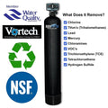 AquaOx filtration system control head — automatic backwashing whole house water filter for continuous clean water