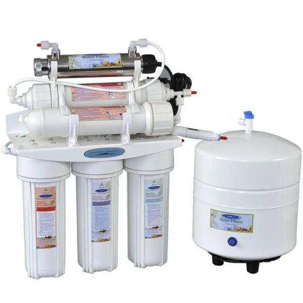 Crystal Quest 13 Stage Reverse Osmosis Under Sink Water Filter 3000C — water filtration system