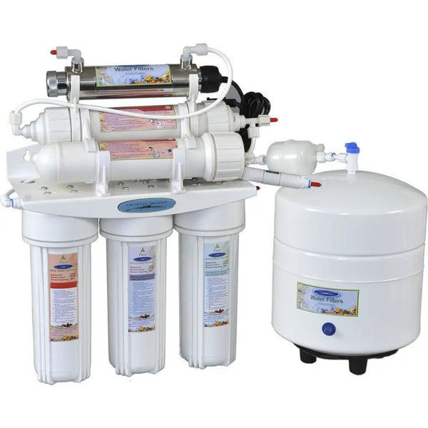 Crystal Quest 14 Stage Reverse Osmosis Under Sink Water Filter 4000C — water filtration system