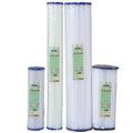 Crystal Quest 2-7/8"" x 9-3/4"" 5-Micron Sediment Reusable Pleated Cellulose Filter Cartridge - PureWaterGuys.com