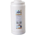 Crystal Quest 2-7/8" x 9-3/4" Activated Charcoal Based Fluoride Cart installation view — water filtration system