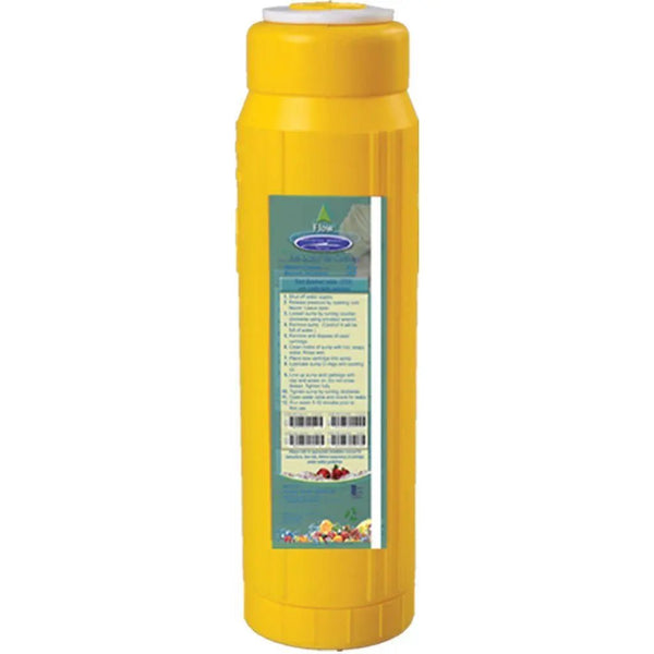 Crystal Quest 2.5" x 10" Anti-Scale Filter Cartridge side view — water filtration system
