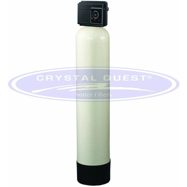 Crystal Quest Commercial 15 GPM Iron, Manganese & Hydrogen Sulfide Filter System - 3 cu. ft. side view — commercial iron, manganese, and hydrogen sulfide removal water filter