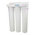 Crystal Quest Commercial 20" Triple Cartridge Water Filter — commercial inline water filter for multi-stage point-of-use filtration