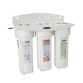 Crystal Quest Commercial Triple Inline Water Filter side view — commercial inline water filter for multi-stage point-of-use filtration