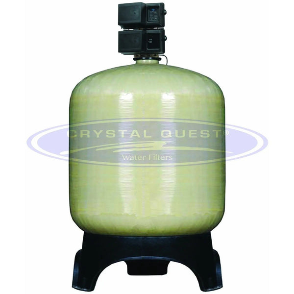 Crystal Quest Commercial/Industrial 205 GPM Tannin Water Filter System - 40 cu. ft. — commercial tannin removal water filter eliminating brown water and organic staining