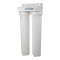 Crystal Quest Compact Double 20 Inch Whole House Water Filter System — water filtration system