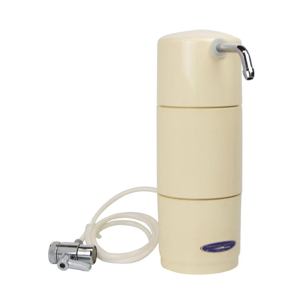 Crystal Quest Countertop Disposable Arsenic Multi Water Filter System side view — water filtration system
