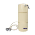 Crystal Quest Countertop Disposable Nitrate Water Filter System side view — water filtration system