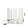 Crystal Quest Countertop Replaceable Triple Ceramic Water Filter System — water filtration system