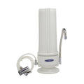 Crystal Quest Countertop SS Single Replaceable Arsenic Multi Cart — commercial inline water filter for multi-stage point-of-use filtration
