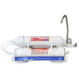 Crystal Quest CQE-CT-00142 countertop reverse osmosis filter — plug-in RO system with no under-sink installation required