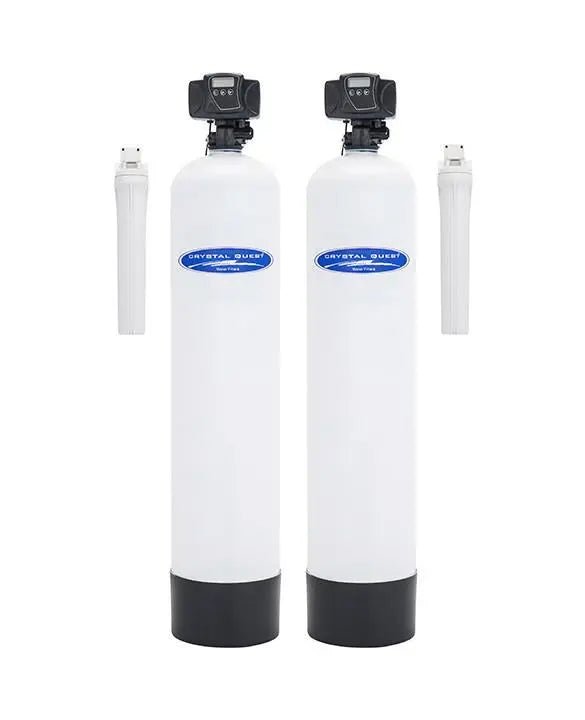 Crystal Quest Iron, Manganese, and Hydrogen Sulfide and Multistage Whole House Water Filter — water filtration system
