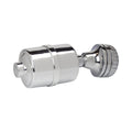 Crystal Quest Luxury Shower Power White installation view — water filtration system