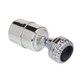 Crystal Quest Luxury Shower Power White detail view — water filtration system
