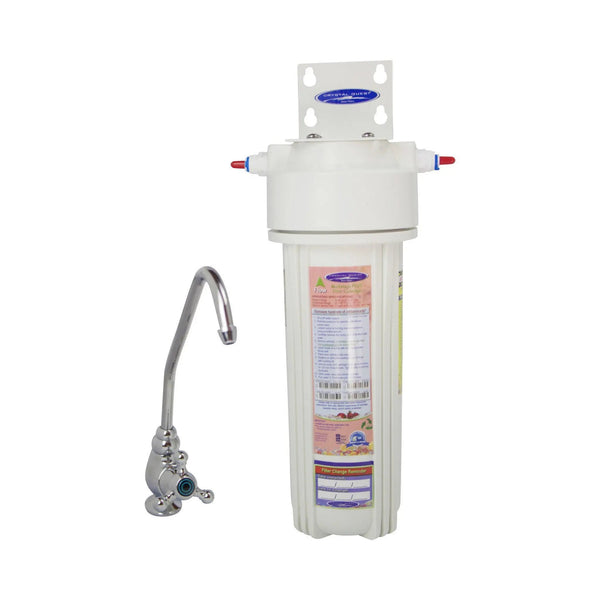 Crystal Quest Mega Undersink Single Replaceable Fluoride Multi Filter — water filtration system