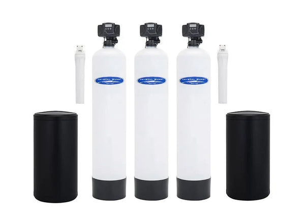 Crystal Quest Water Softener, Nitrate, and Multistage Whole House Water Filter System — water filtration system