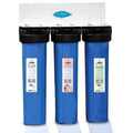 Crystal Quest Big Blue Triple SMART Series whole house water filter — high-flow three-stage filtration for homes and light commercial