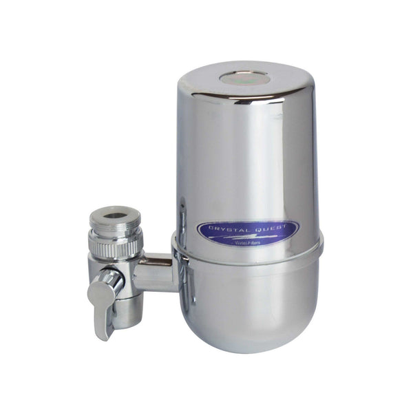 Crystal Quest Faucet Mount Water Filter System White - PureWaterGuys.com