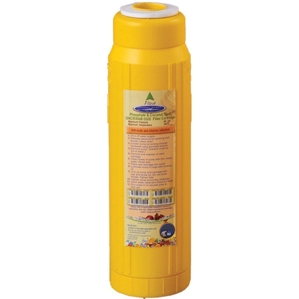 Crystal Quest 2-7/8 x 9-3/4 Phosphate and Coconut Shell Granulated Activated Carbon Filter Cartridge - PureWaterGuys.com